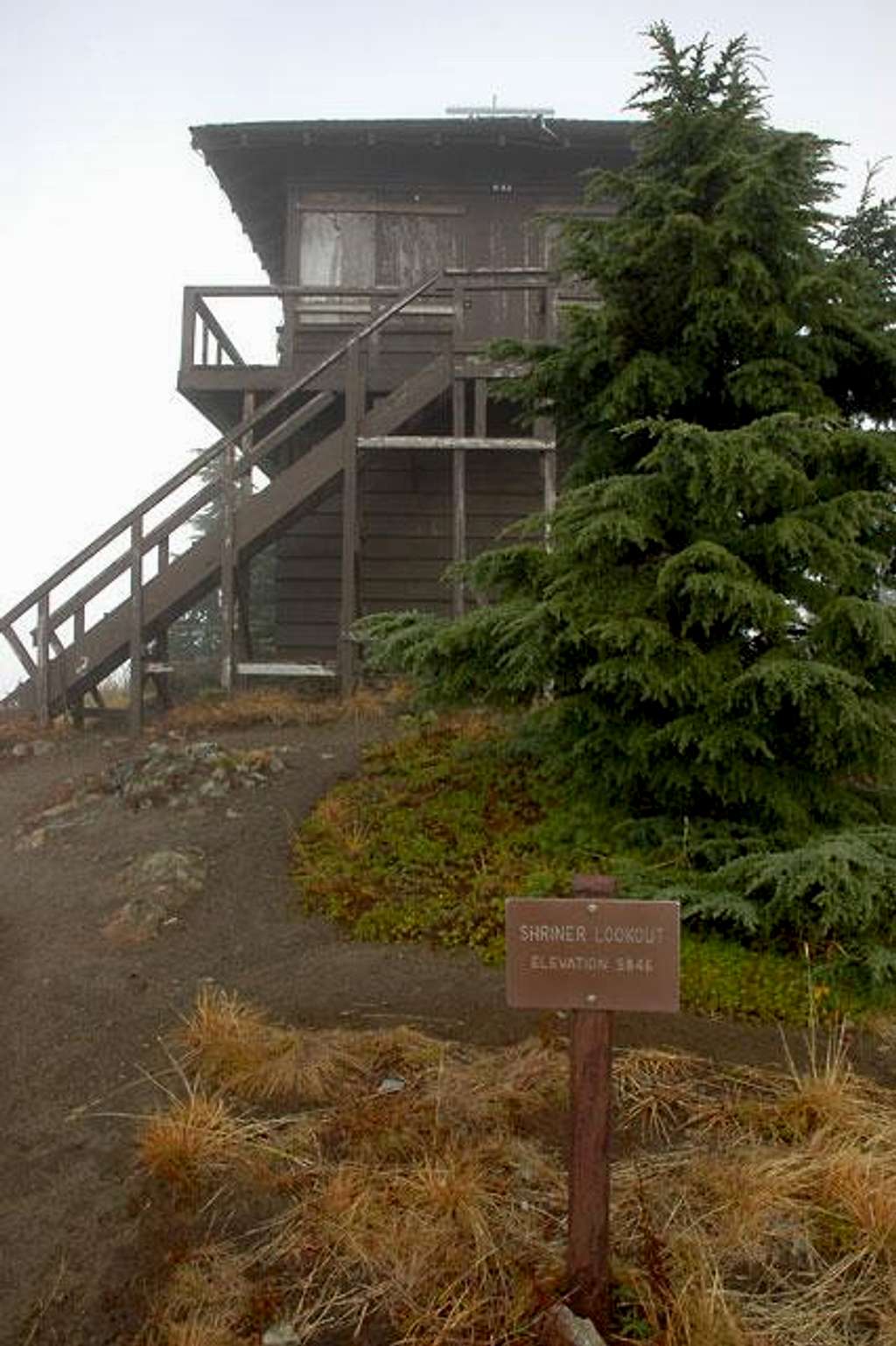 Shriner Peak Lookout. Note...