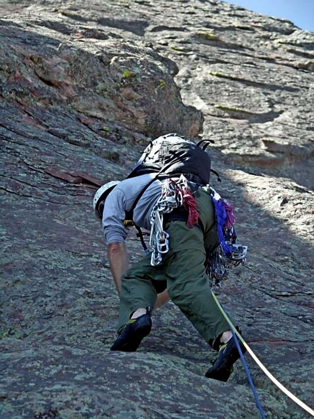  Fourth Pitch of the Direct East Face Route