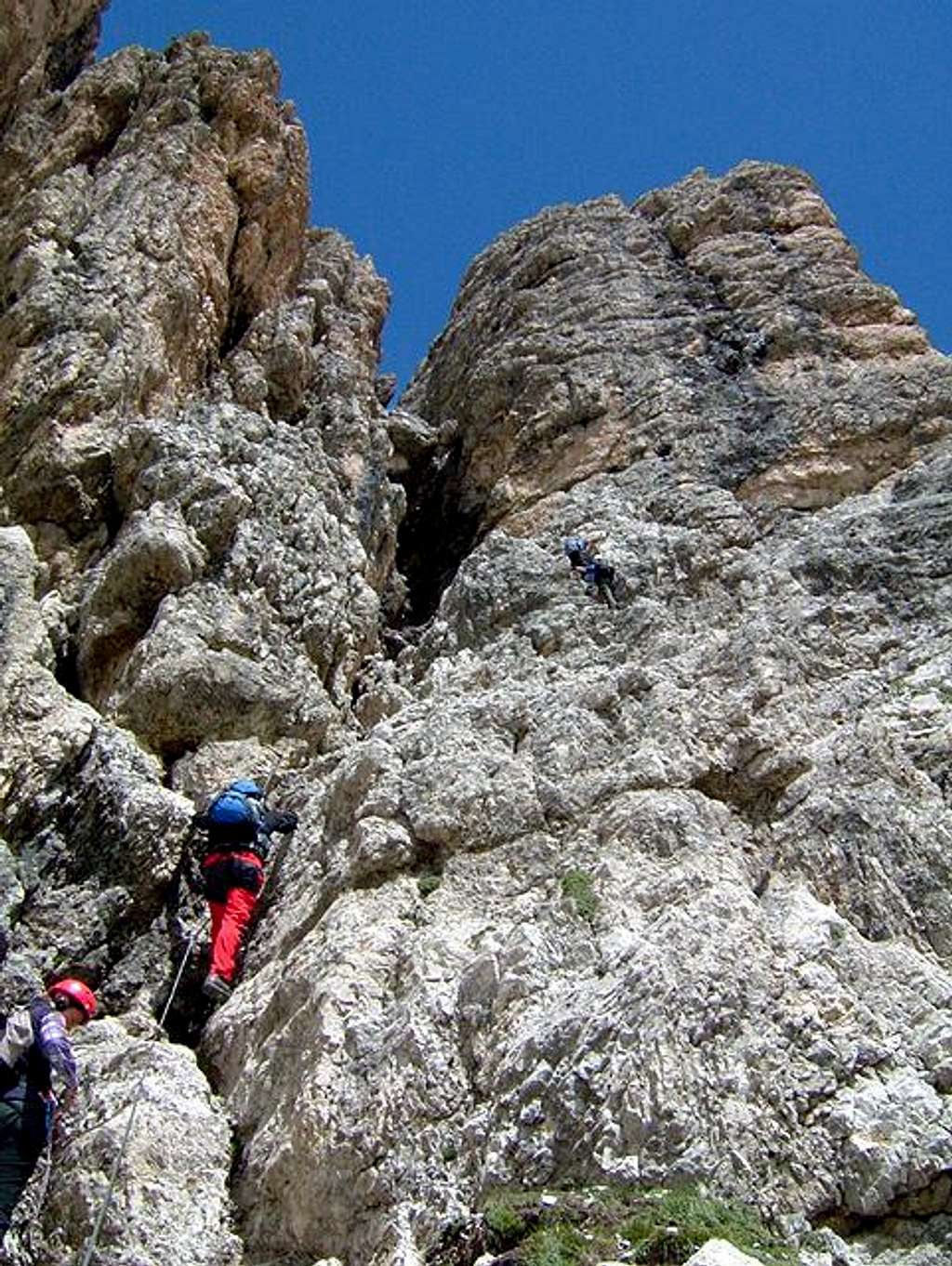 Not very difficult climbing...
