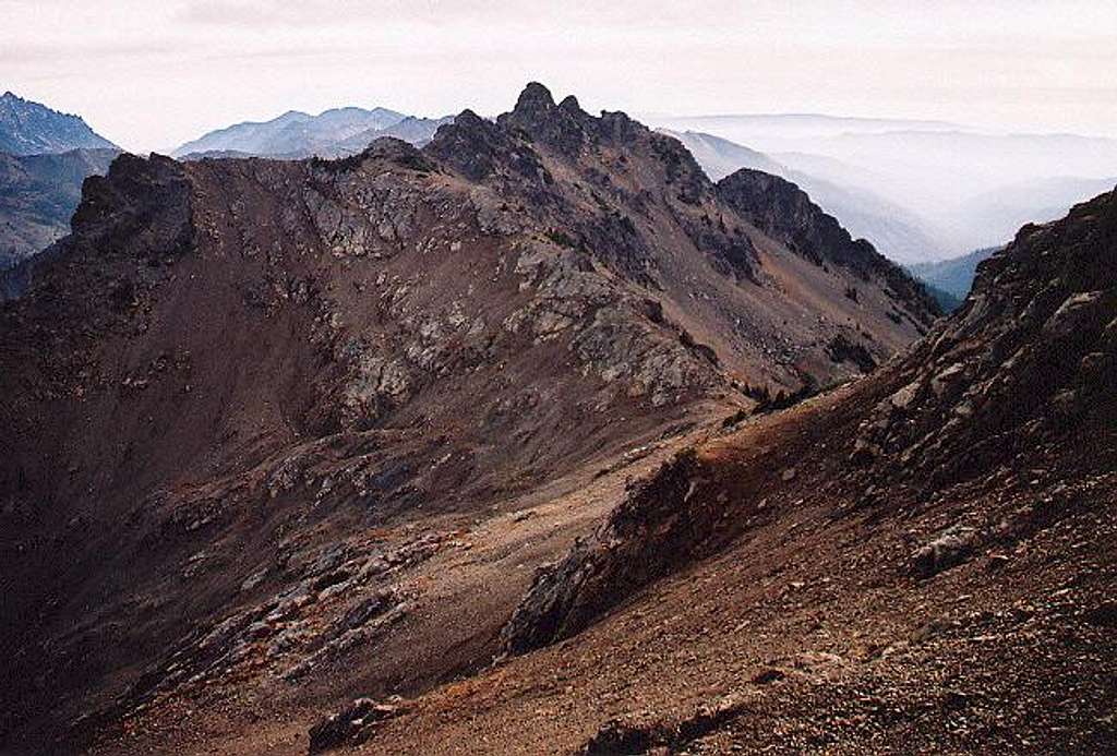 The east summit of Hawkins...