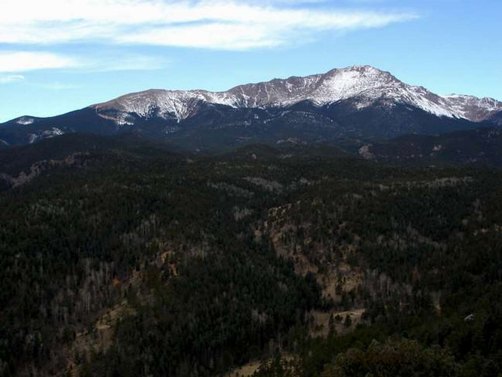 Great view of Pikes Peak from...
