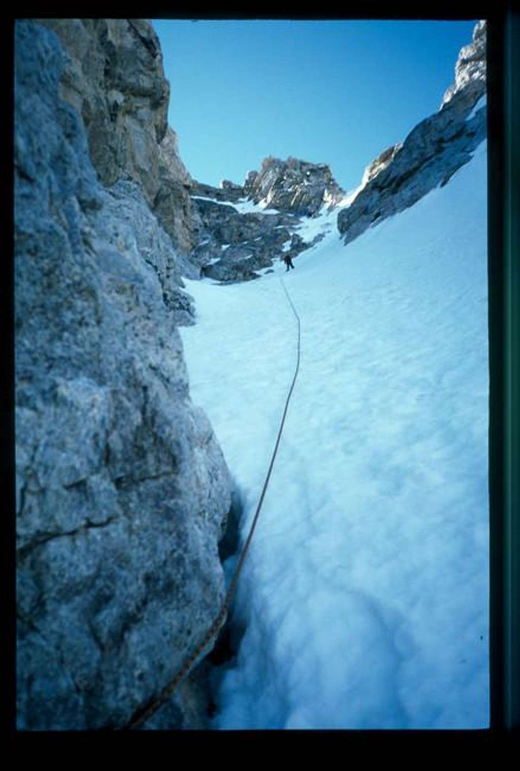 Upper pitches to summit (July...