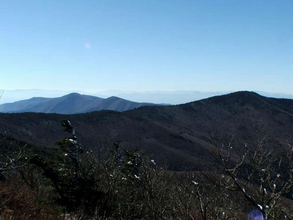 Craggy Dome is the high point...