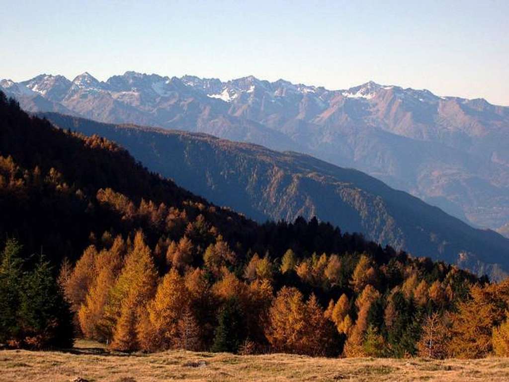 Orobic Alps from Mortirolo