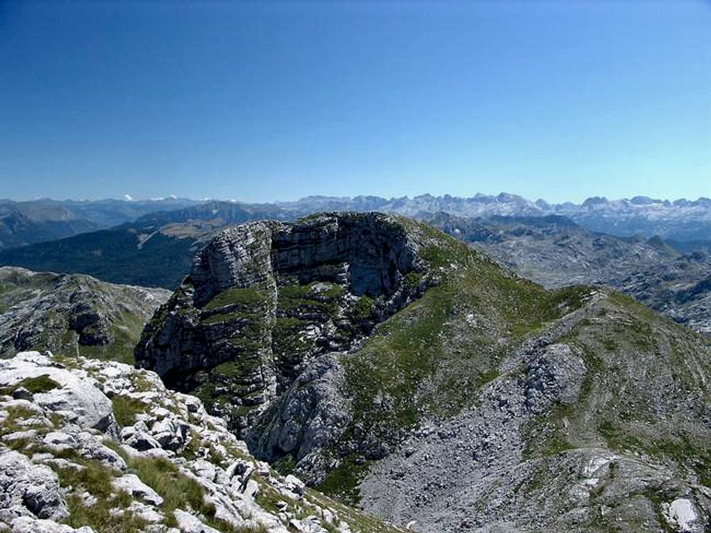 A view from the summit of...