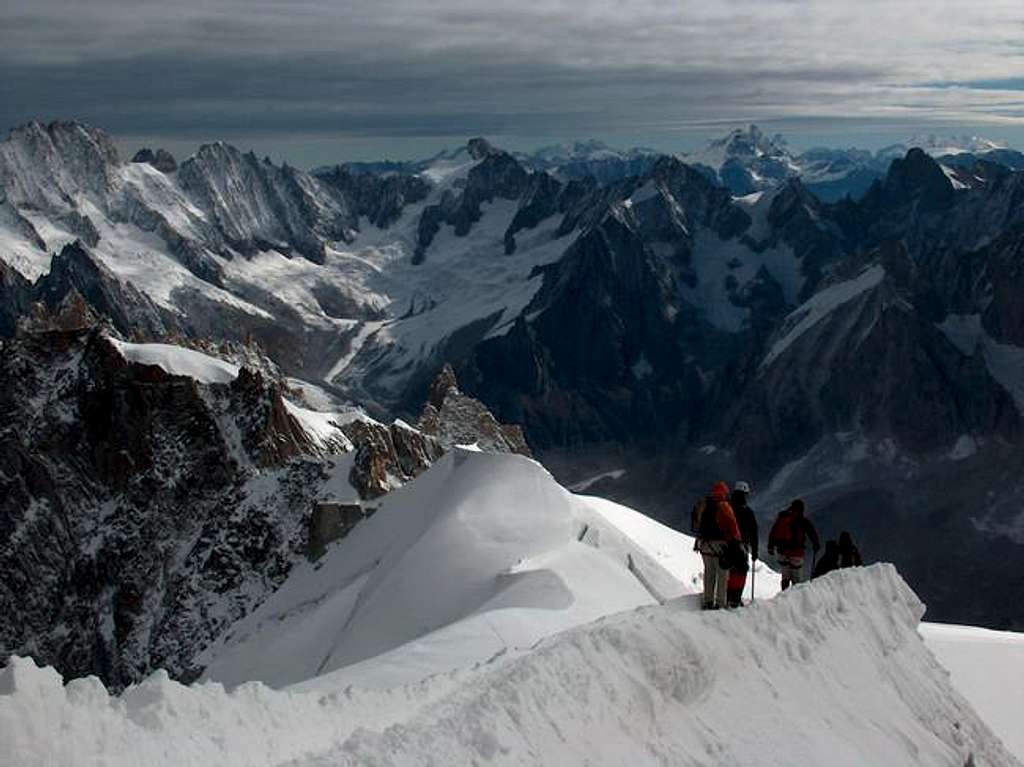 Start from Aiguille du Midi...