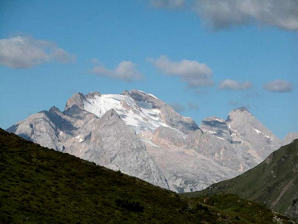 The Marmolada as seen from...