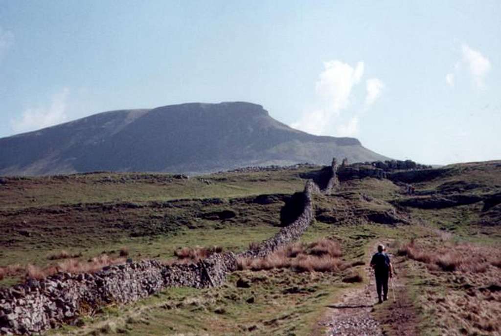The acsent of Penyghent....