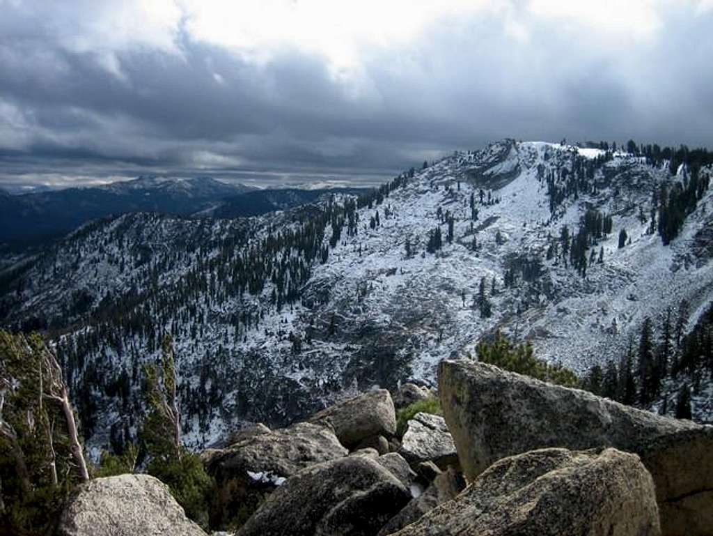 Echo Peak Summit as seen from...