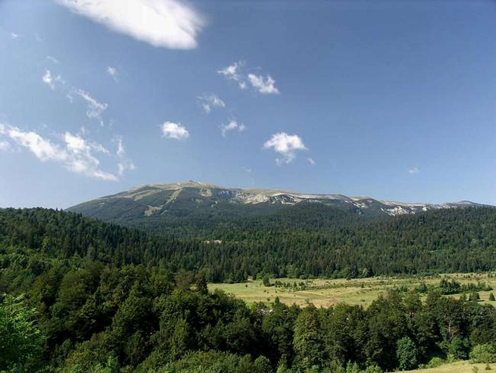 The summit of Bjelasnica,...