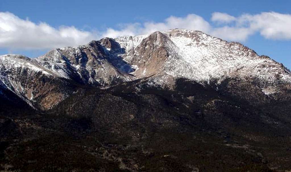 Close up of Pikes Peak from...