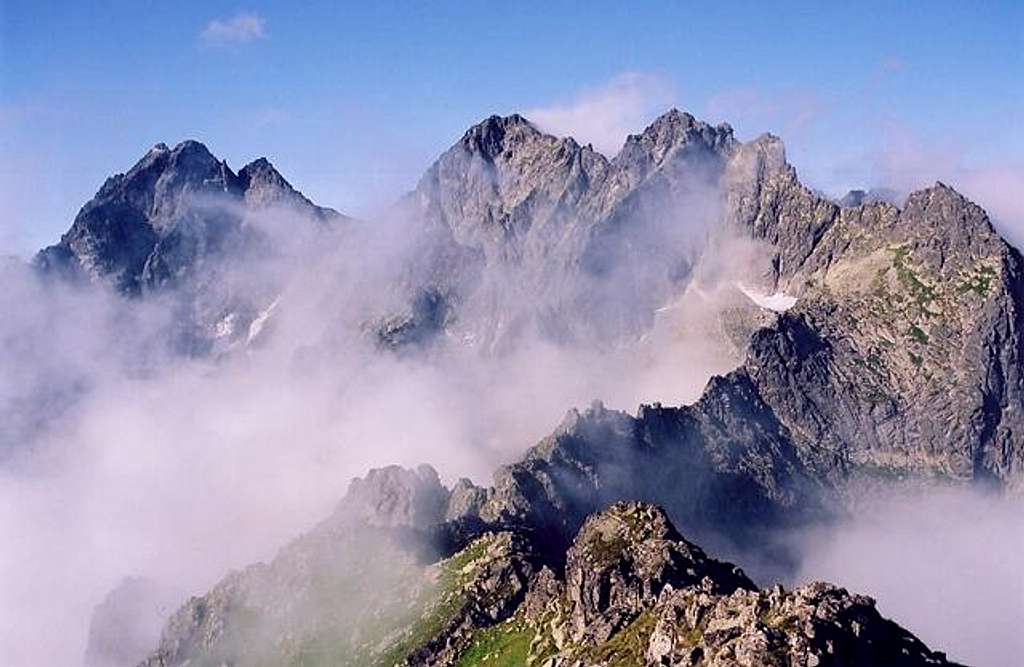 Vysoka, Rysy and Niznie Rysy - High Tatras
