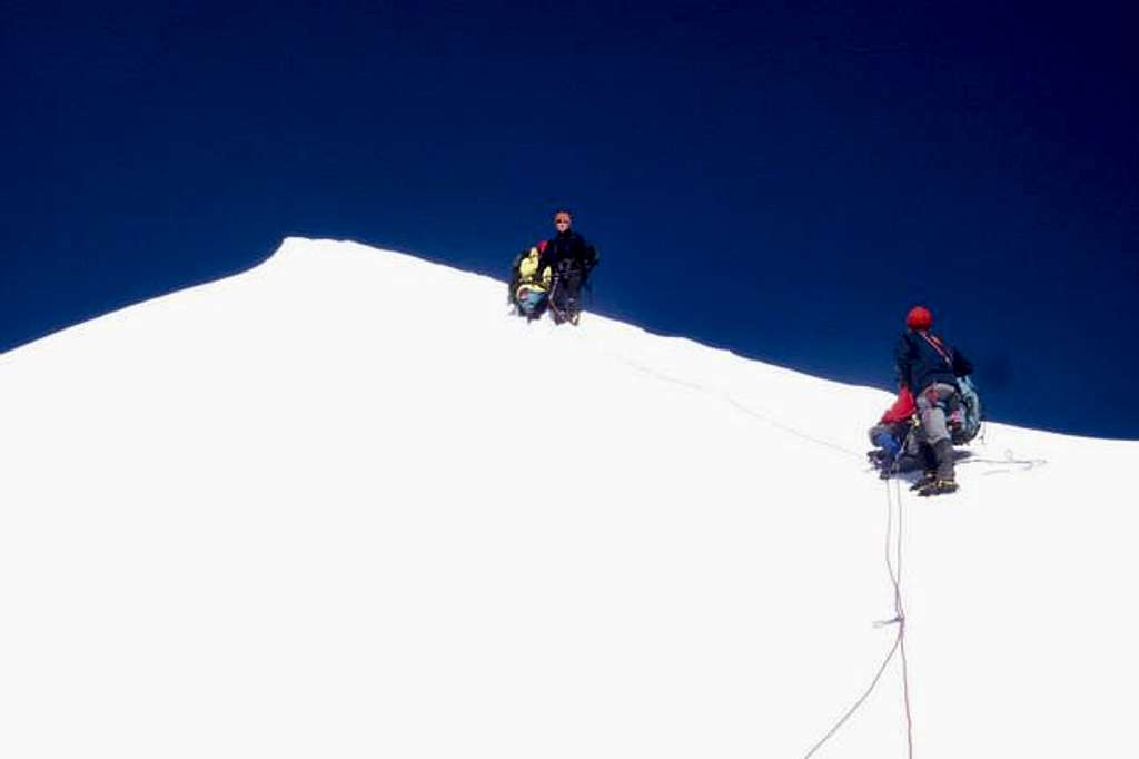 Sonia Peak summit push