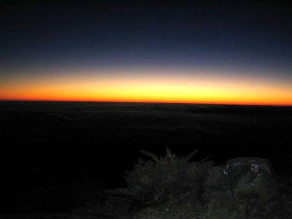 The sunrise from Pico do...