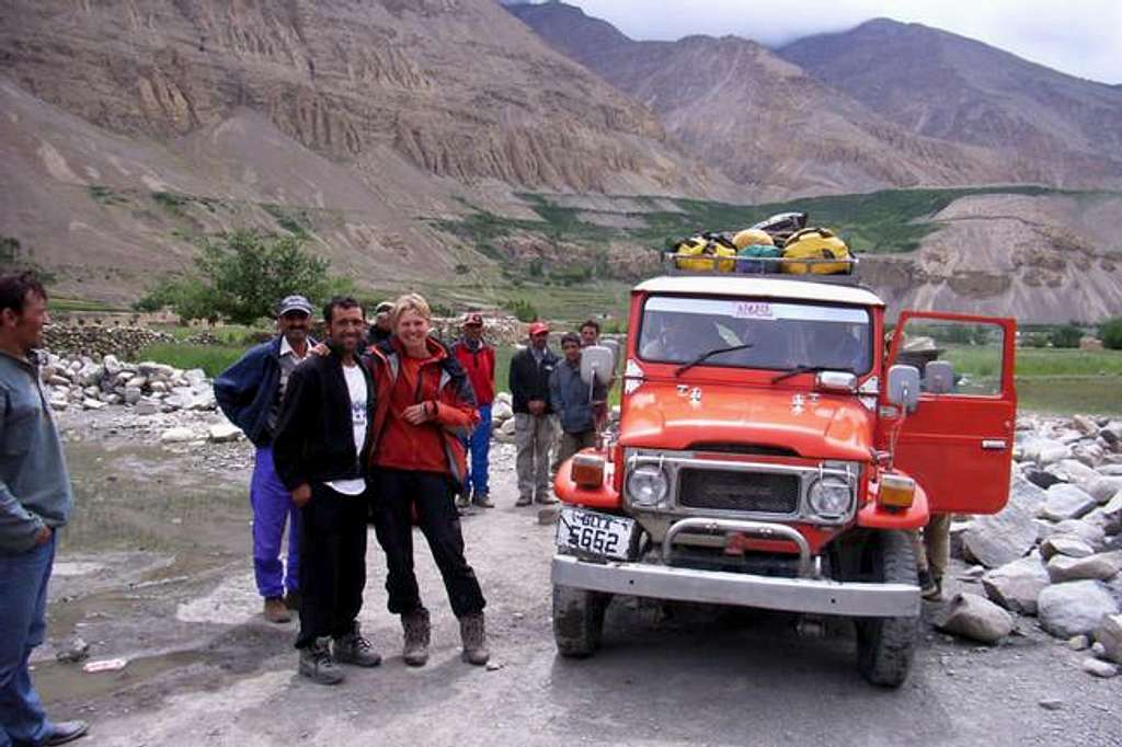 Jeep drive to Shimshal