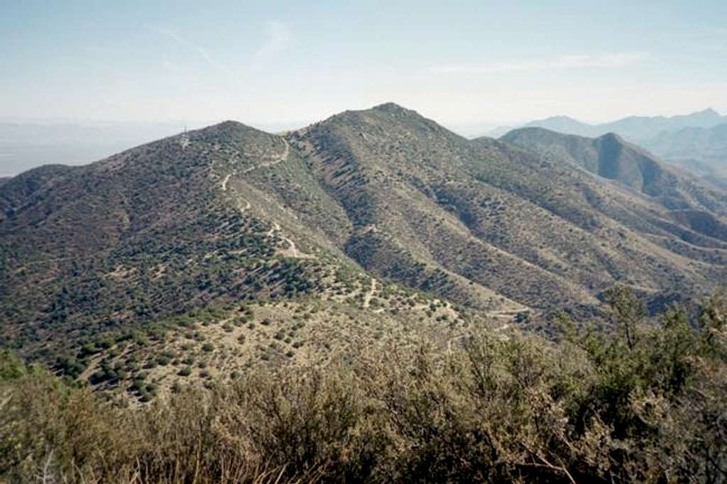 A view of Cooper Peak in the...