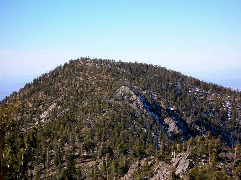 San Bernardino Peak as seen...