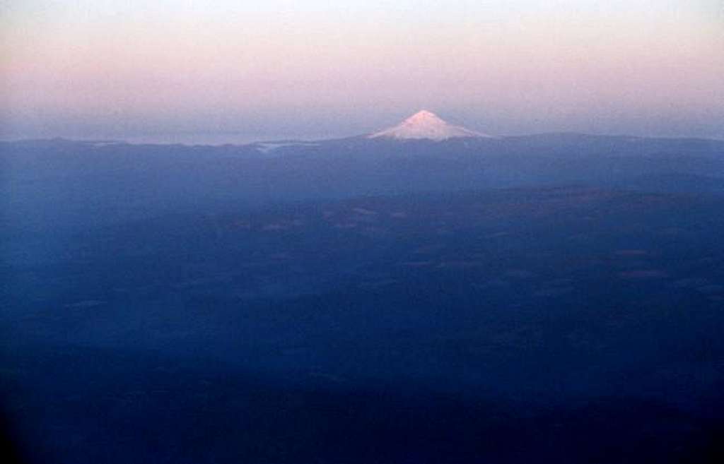 Mt. Hood from the air. Nov....