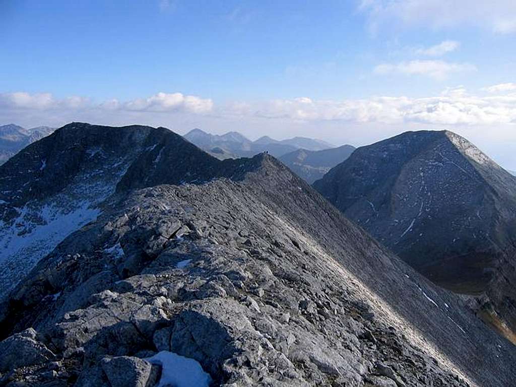 Two highest peaks of Pirin -...