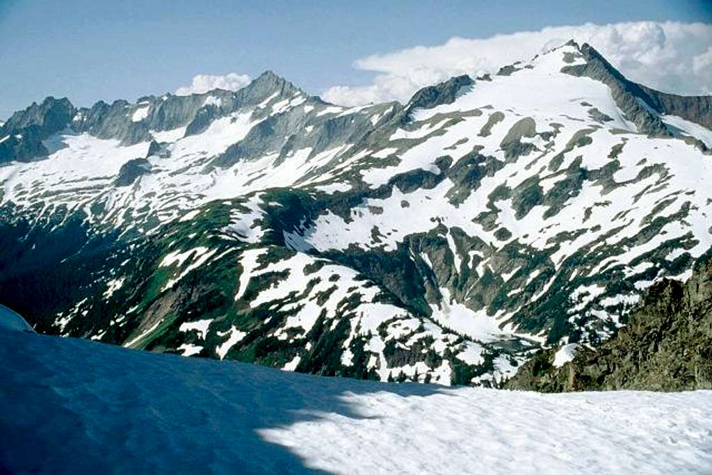 Looking north from Cache Col