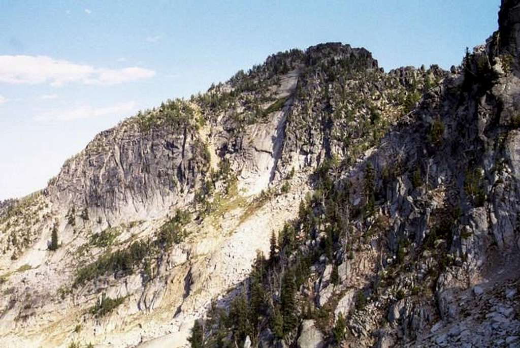The steep northeast face of...