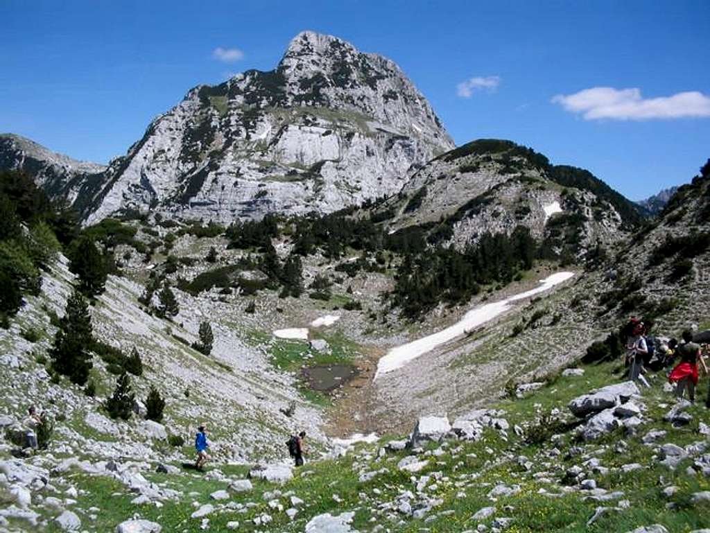 Osobac peak and Jezerce in...
