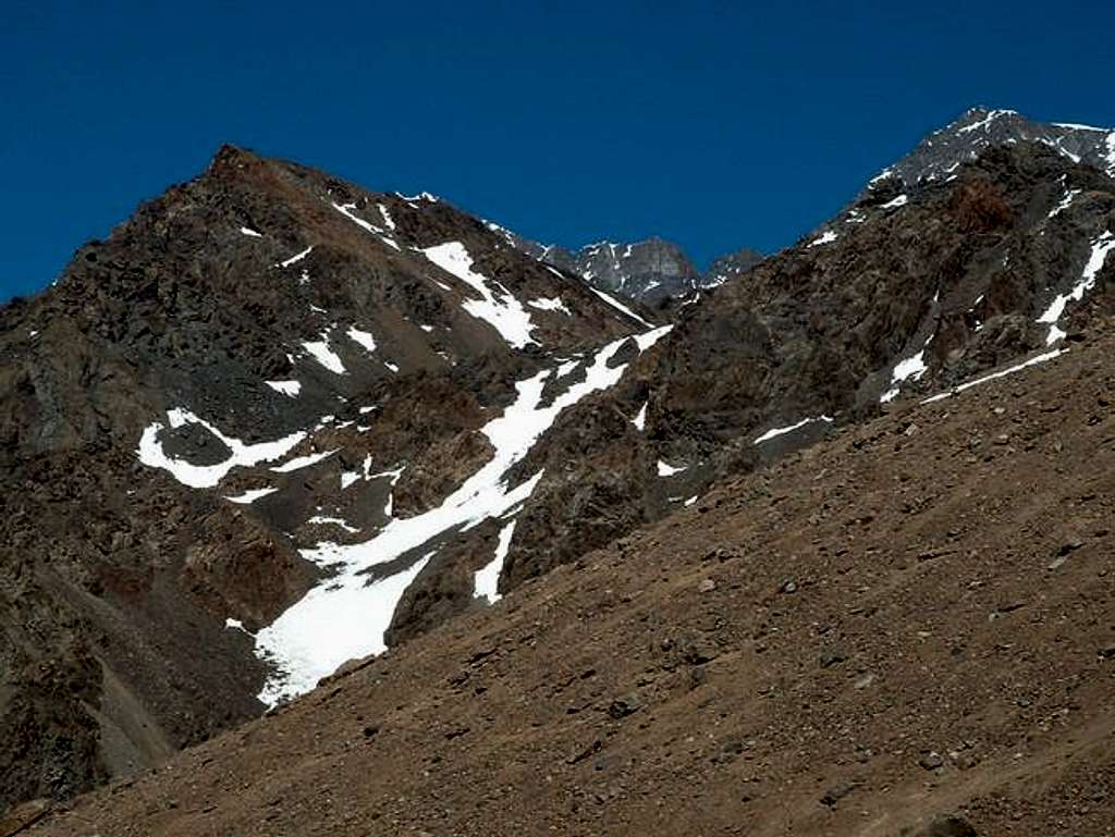 Couloir seen from Cerro San...