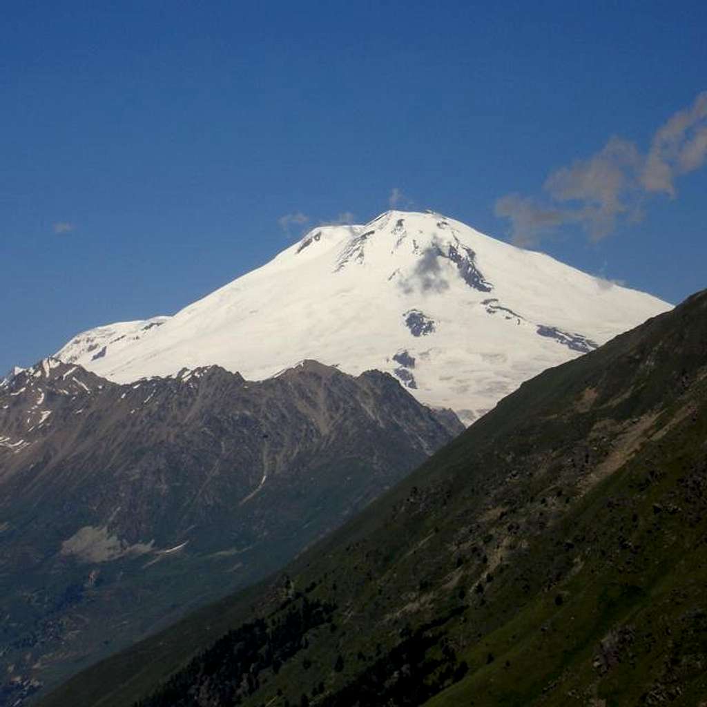Mount Elbrus seen from Adil...