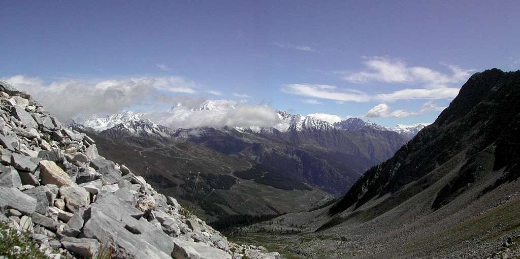  View towards NE from the saddle of Colle Serena <i>(2544m)</i>