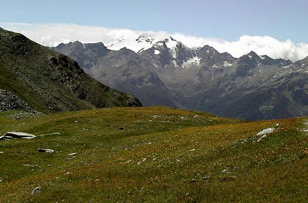  View towards SW from the meadows leading to Colle Serena <i>(2544m)</i>