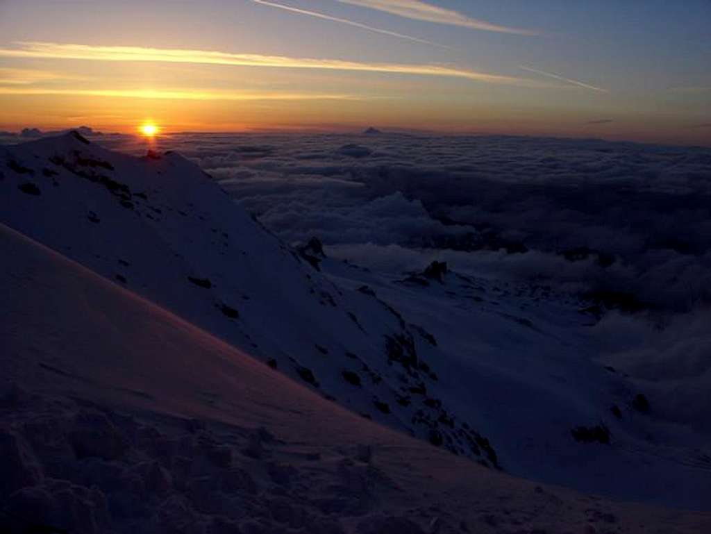 Sunset from the Thumb Rock...