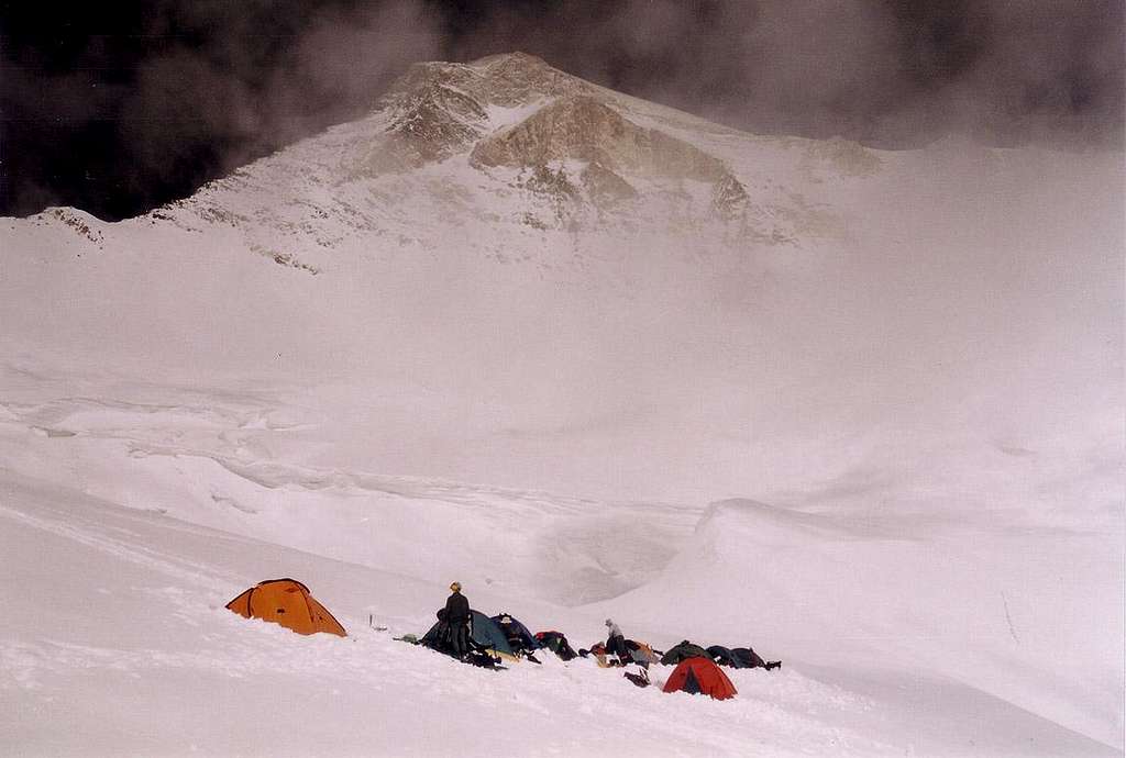 Camp at approximately 5600m