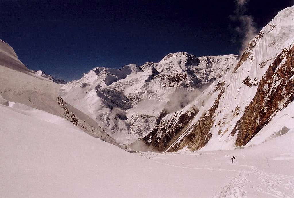 Climb to camp 3 on Khan Tengri
