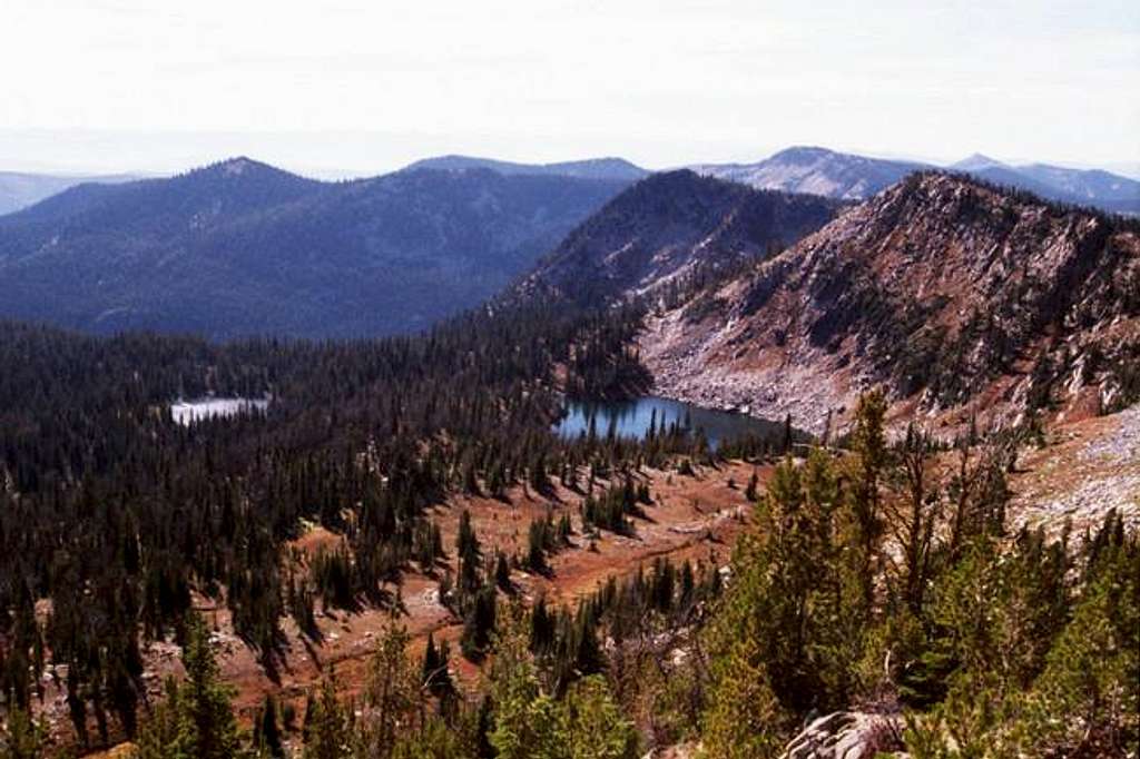 The Kelly Lakes basin from...