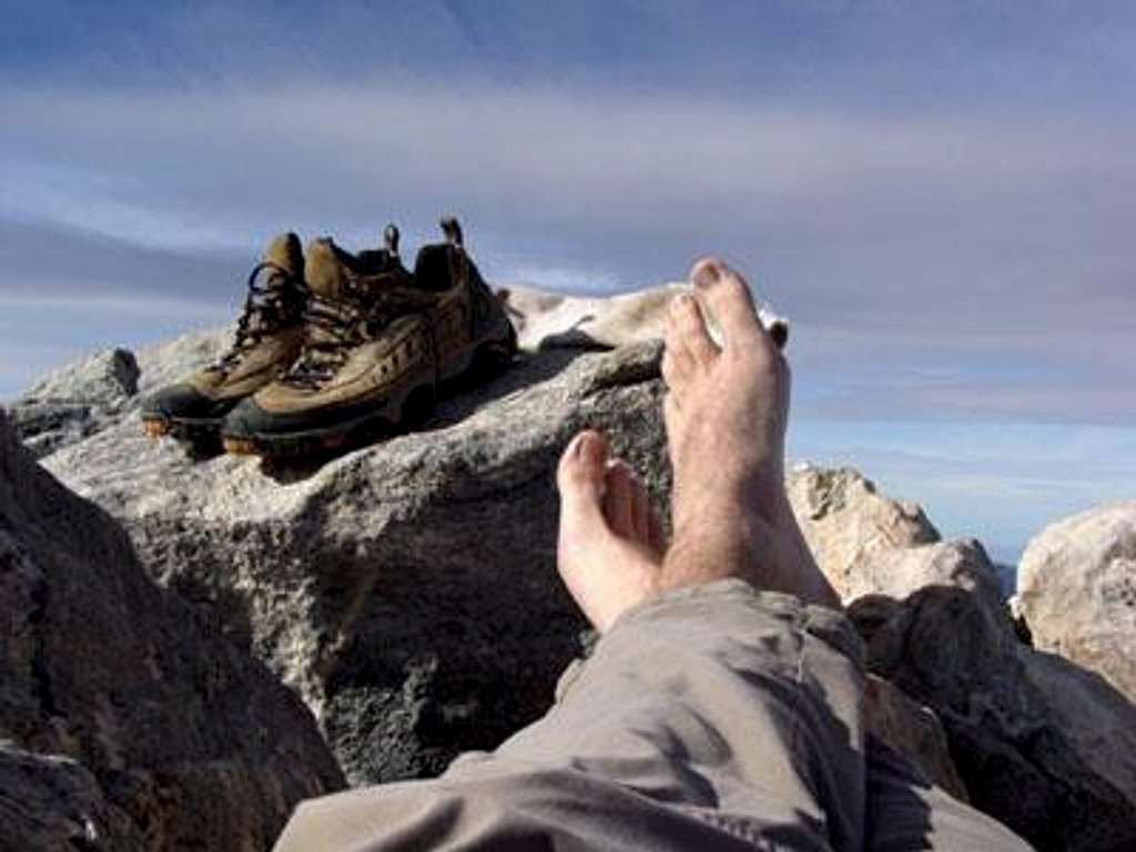 drying out the socks,...