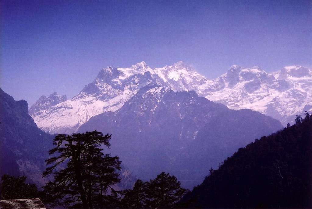 Distant view of Manaslu from...