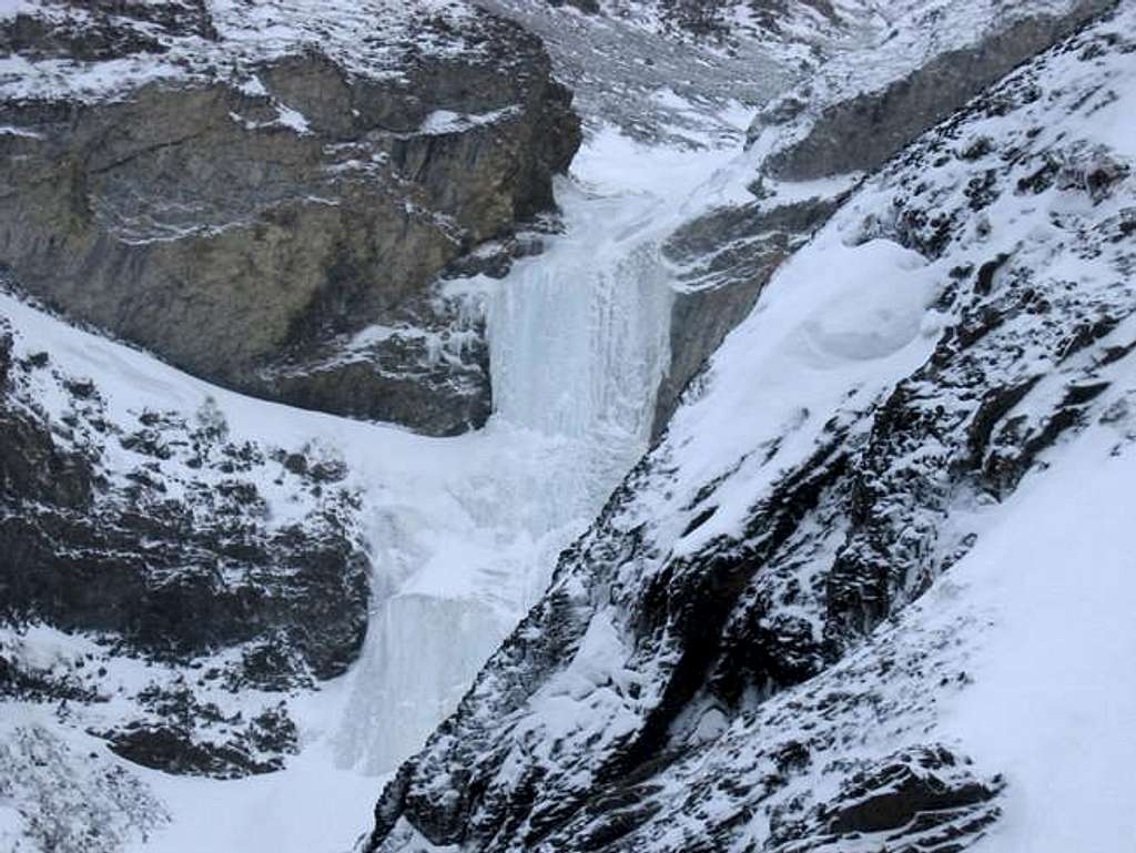 French Creek ice climb....