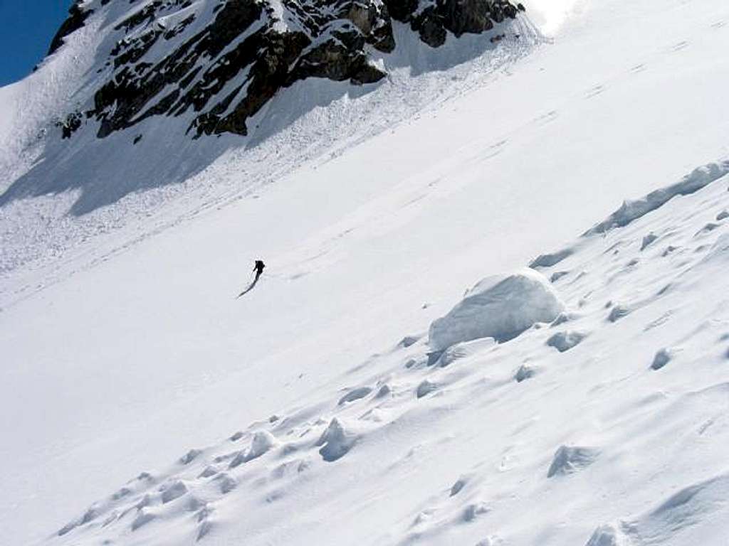 A skier at the downhill from...