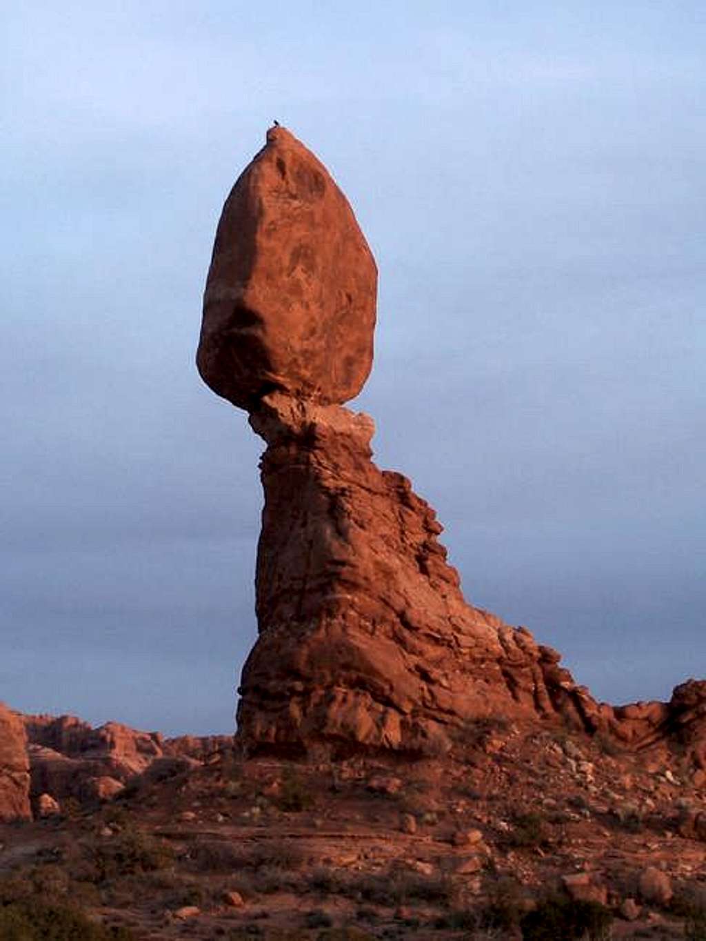 Balanced Rock, just west of...