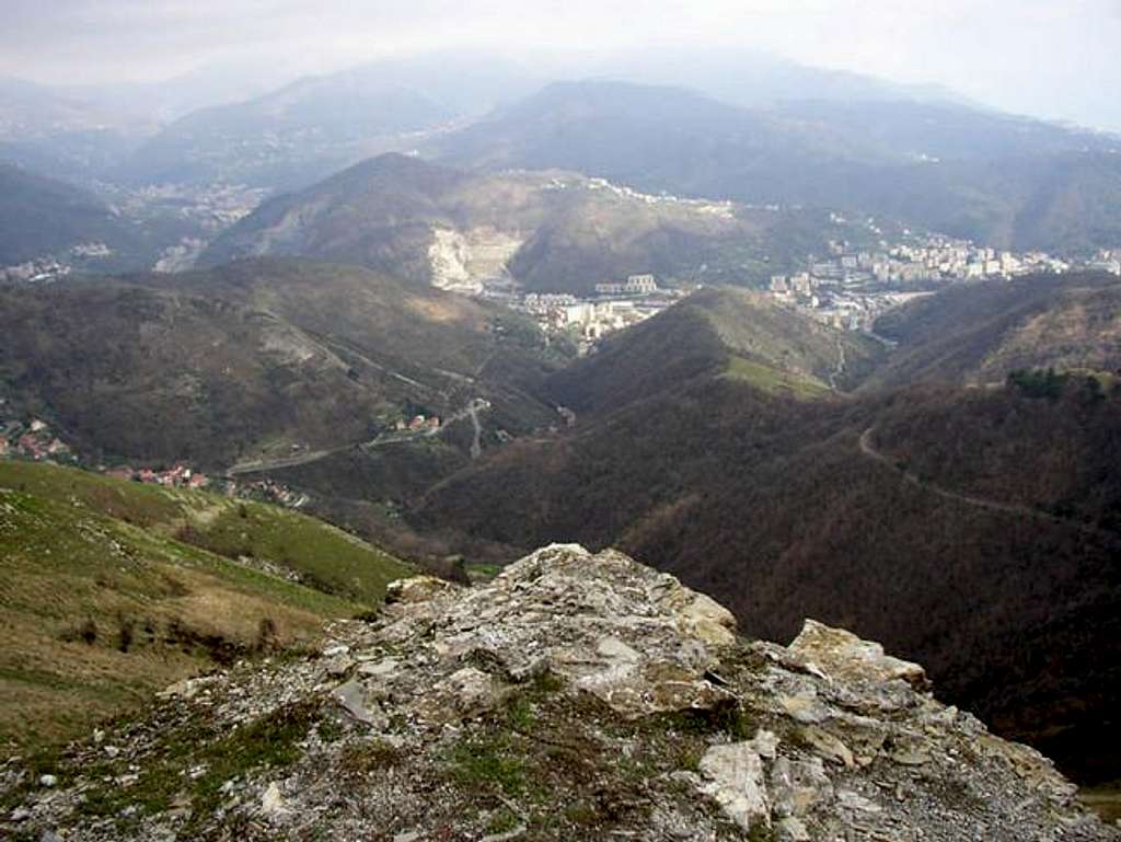 Trensasco Valley from the...