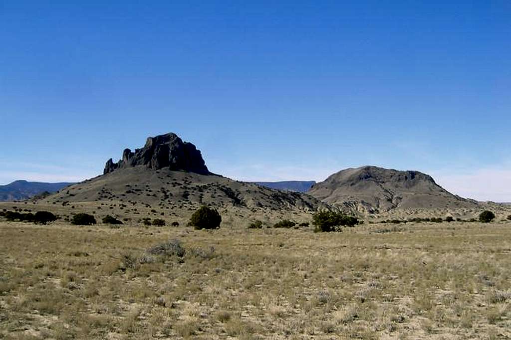 Cerro de Guadalupe (left) and...