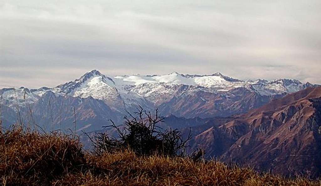 Carè Alto from monte Bondone...