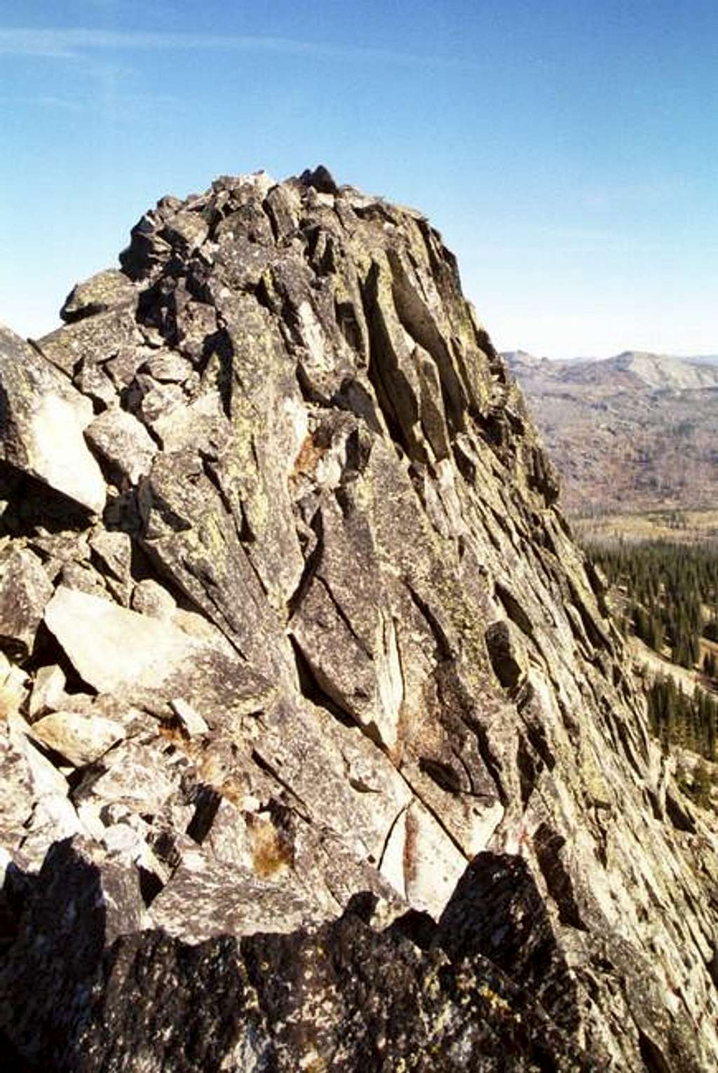 The summit of Slab Butte....