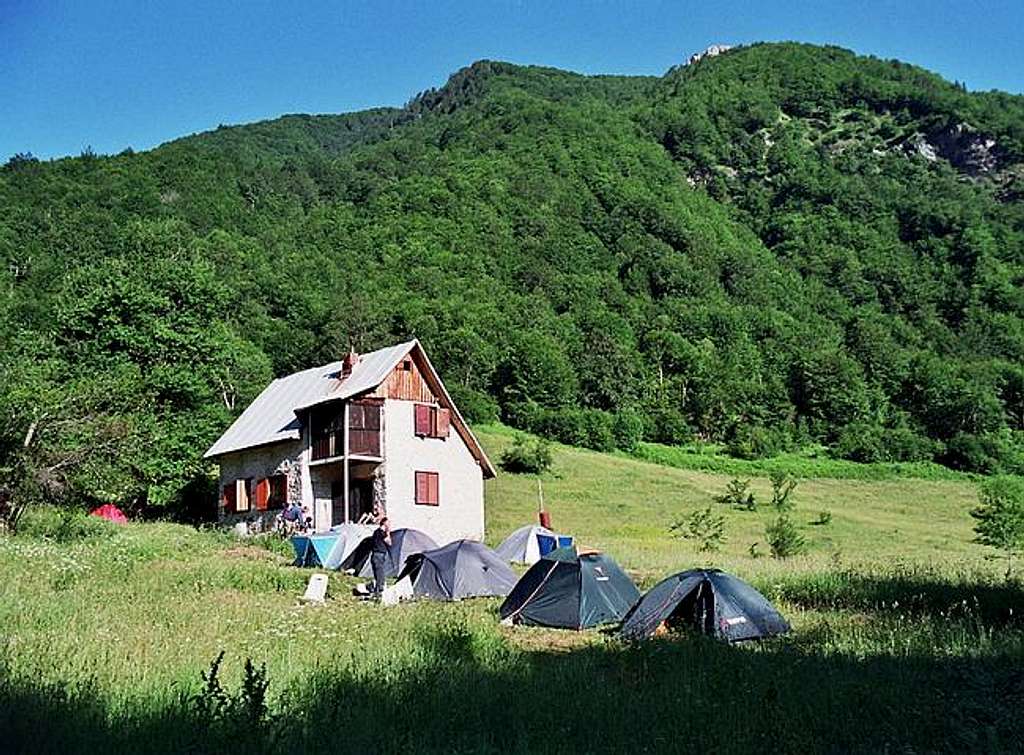  Grbaja Hut in Grbaja Valley...