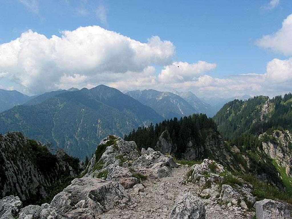 Notkarspitze from summit of...