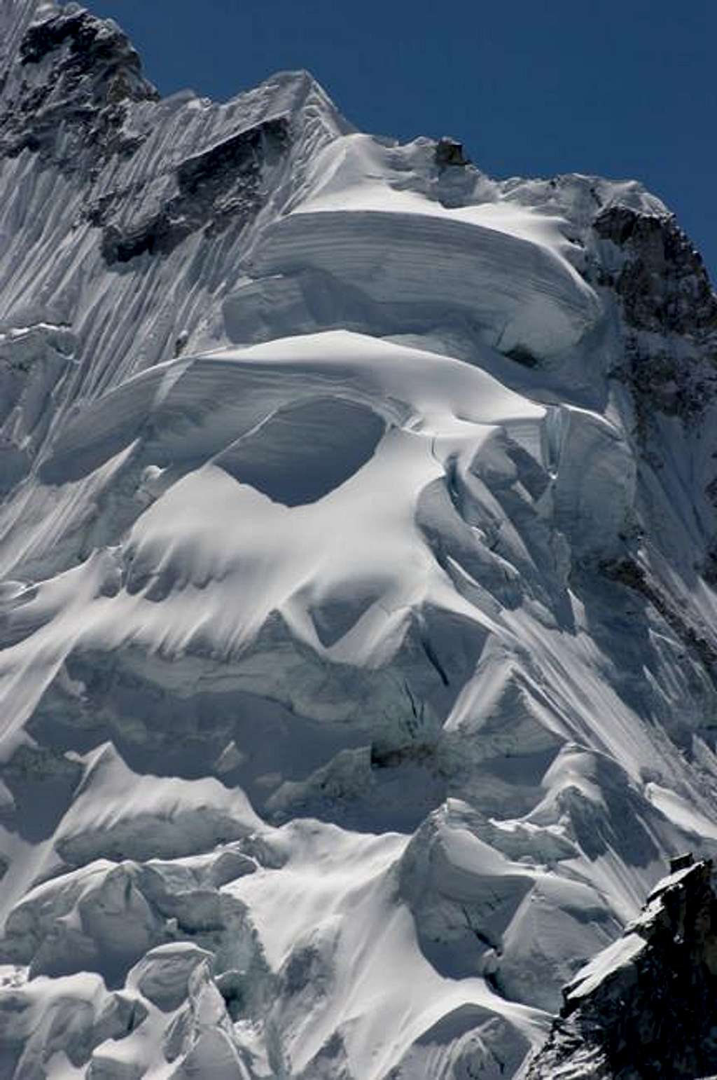 Zoom on part of Nuptse...