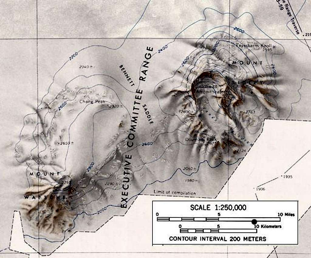 Topographic map of Mounts...