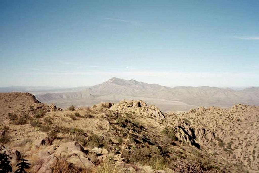 A view of Big Hatchet Peak...