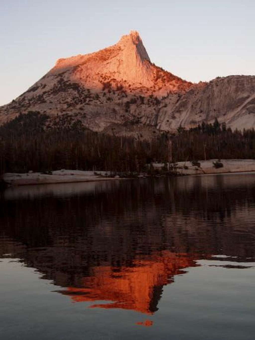 Alpenglow on Cathedral Peak
