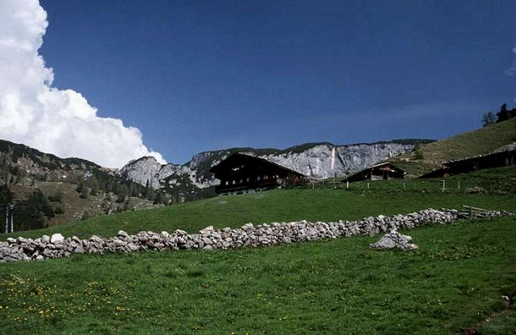 Dalfazalm (Dalfaz Alp) on the...